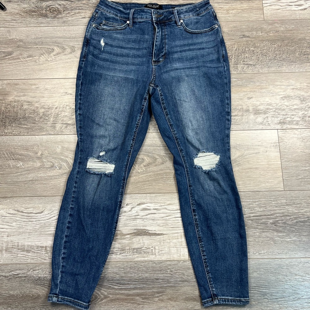 Judy Blue Jeans Women’s 14W Skinny Fit Dark Blue Denim